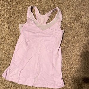 Workout tank with built in bra Lululemon